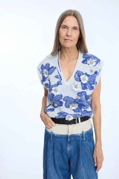 Nurulia Knit Mix Blue