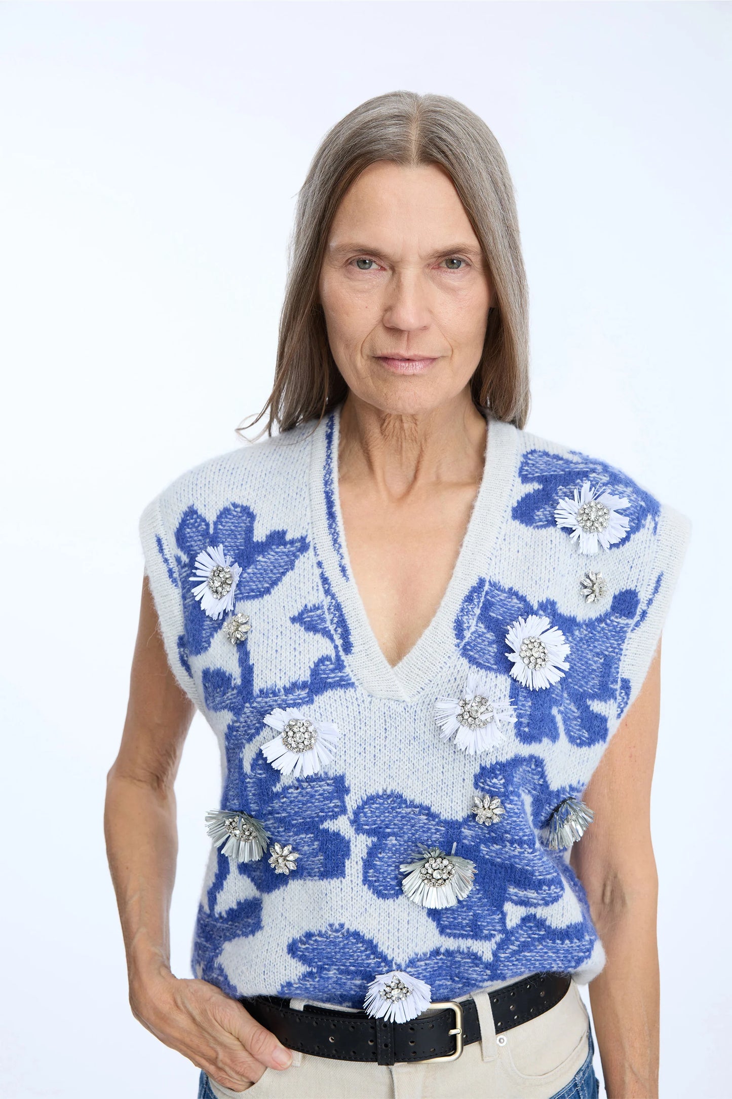 Nurulia Knit Mix Blue