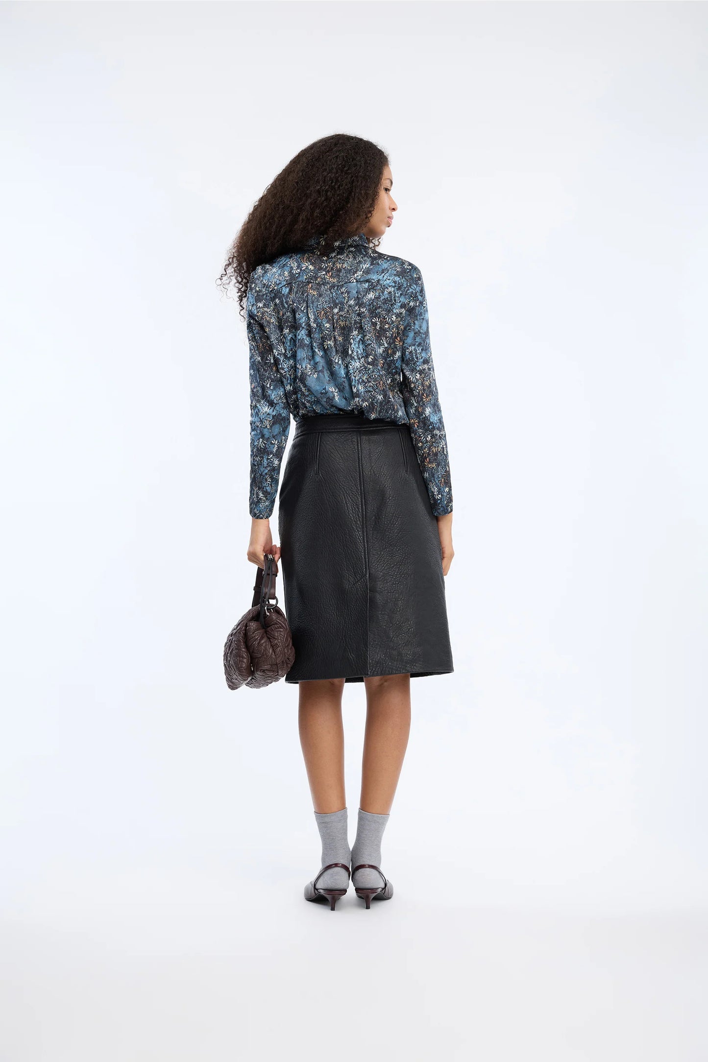Vignette Top Print Blue