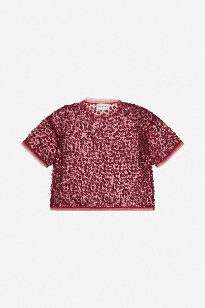 Carelee Top Bordeaux