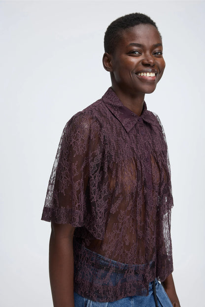 Camelly Blouse Plum