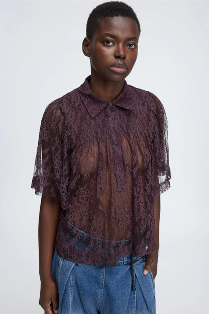 Camelly Blouse Plum
