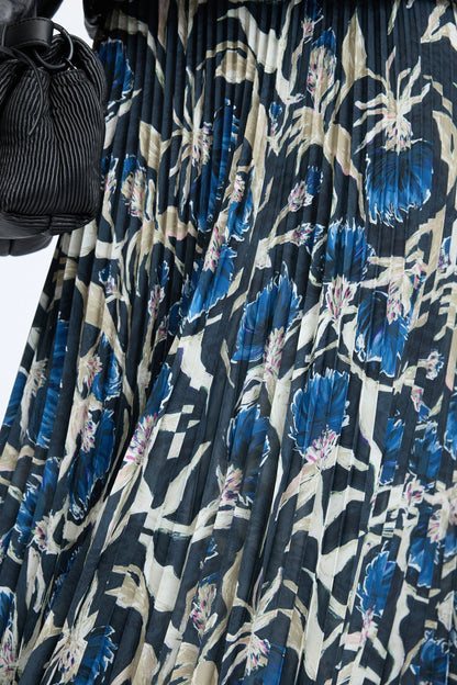 Taulla Skirt Print Black