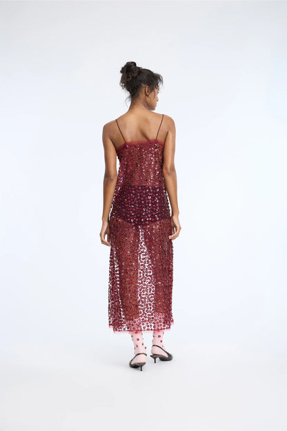 Currina Dress Bordeaux