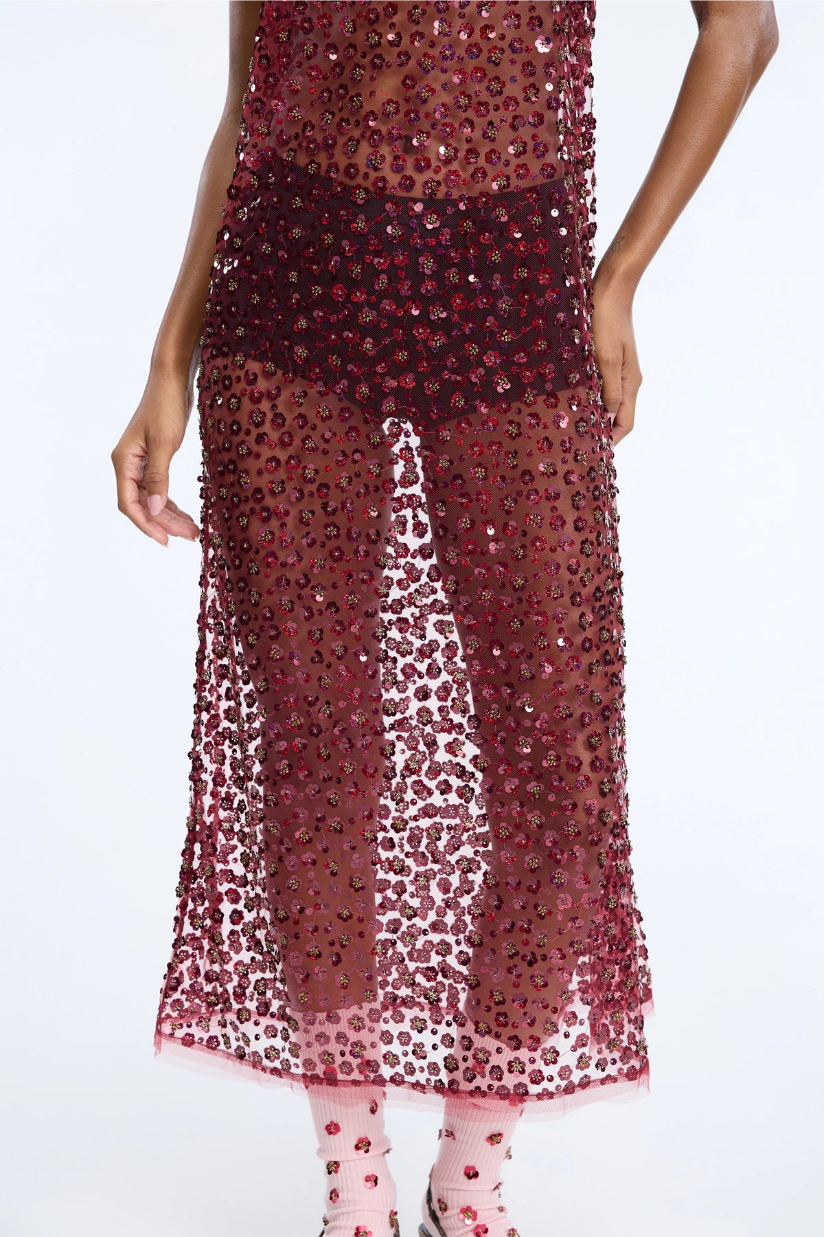 Currina Dress Bordeaux