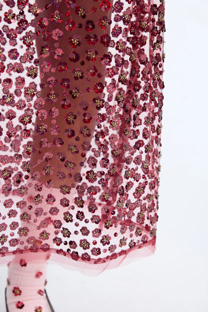 Currina Dress Bordeaux