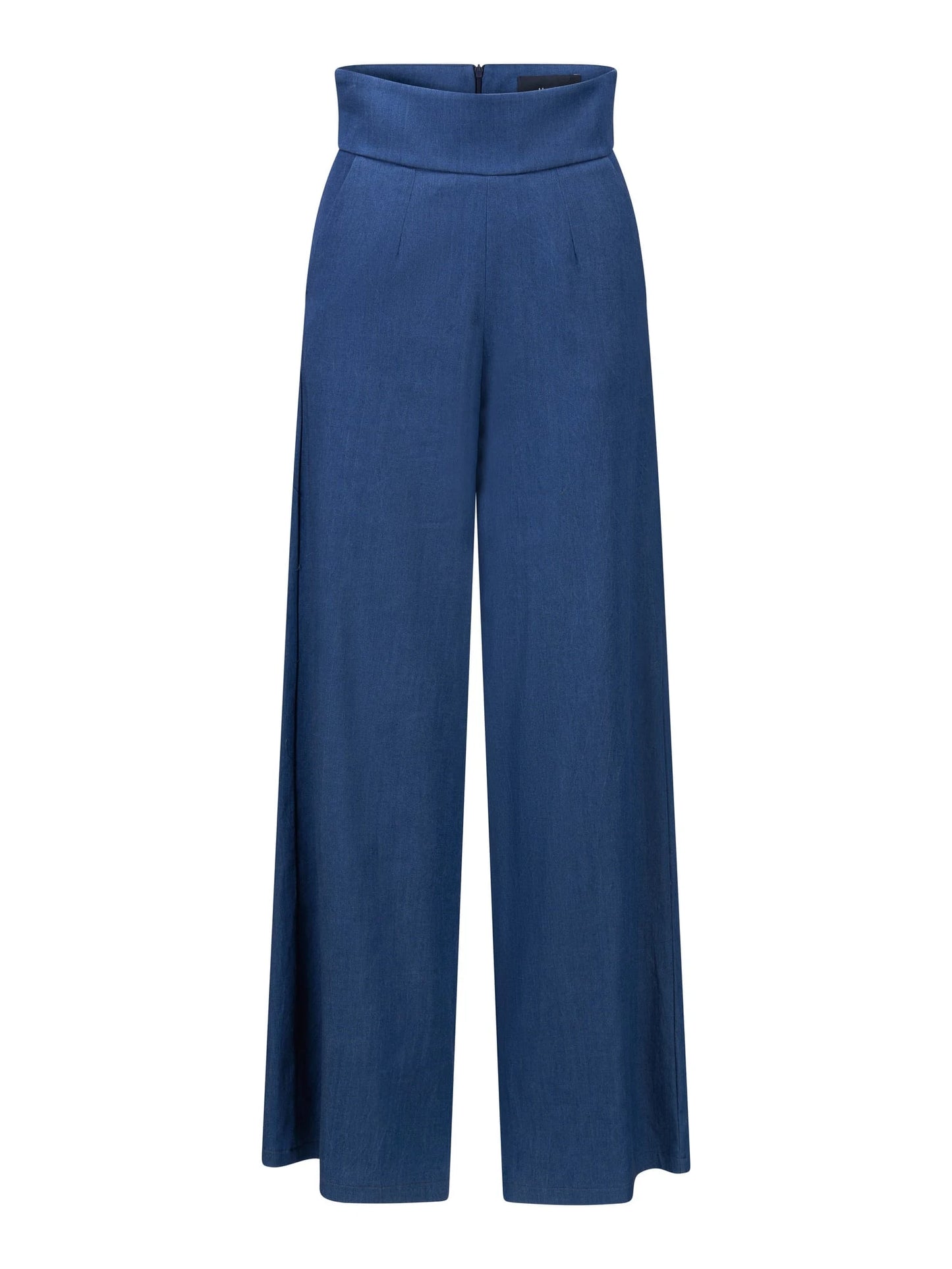 Felica Tencel Pant Dark Blue