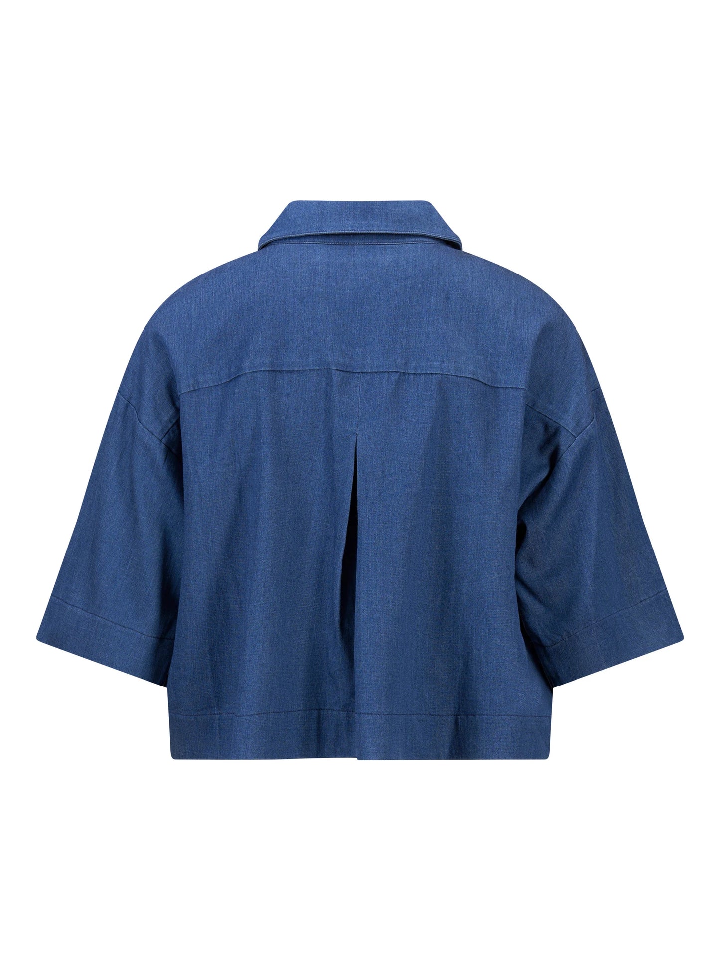 Massy Tencel Shirt Dark Blue