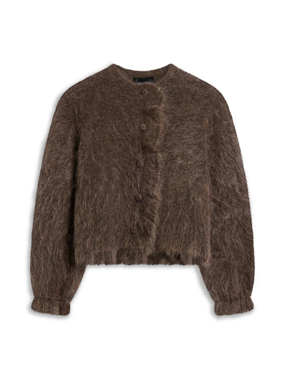 Ana Chunky Cardigan Brown