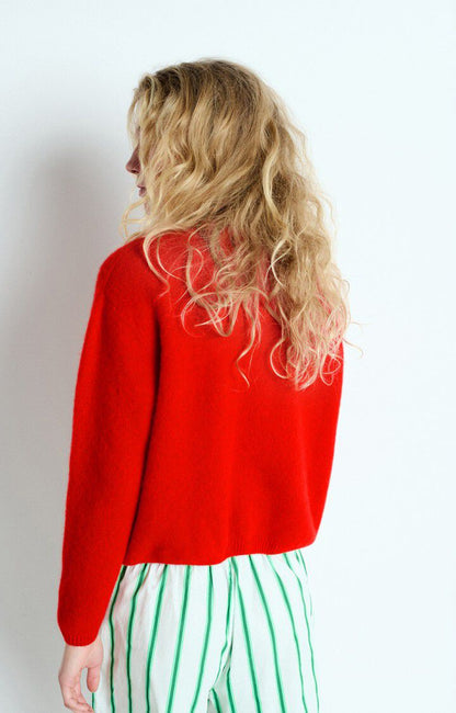 Vitow Cardigan Strawberry