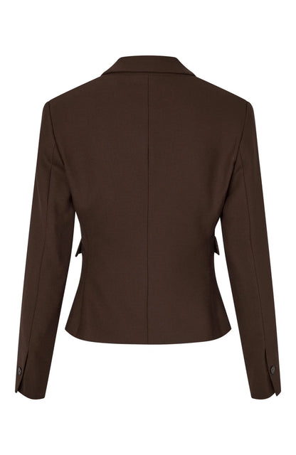 Jenny Blazer Dark Brown Melange