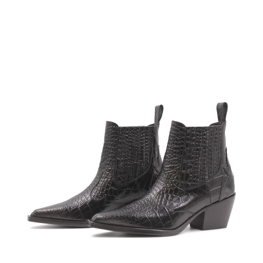 Ankel Boot Cocco Moro Black