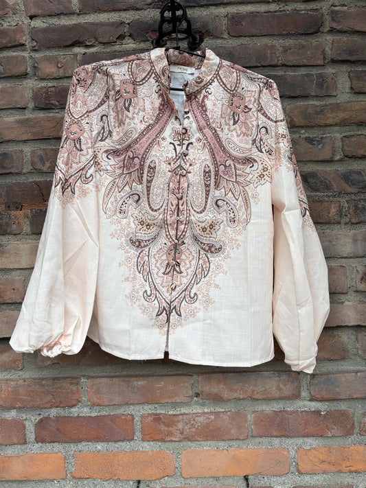 Paisley Shirt Cream