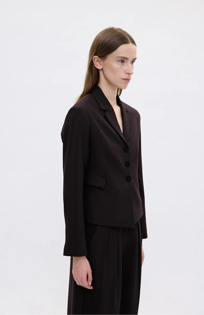Jenny Blazer Dark Brown Melange