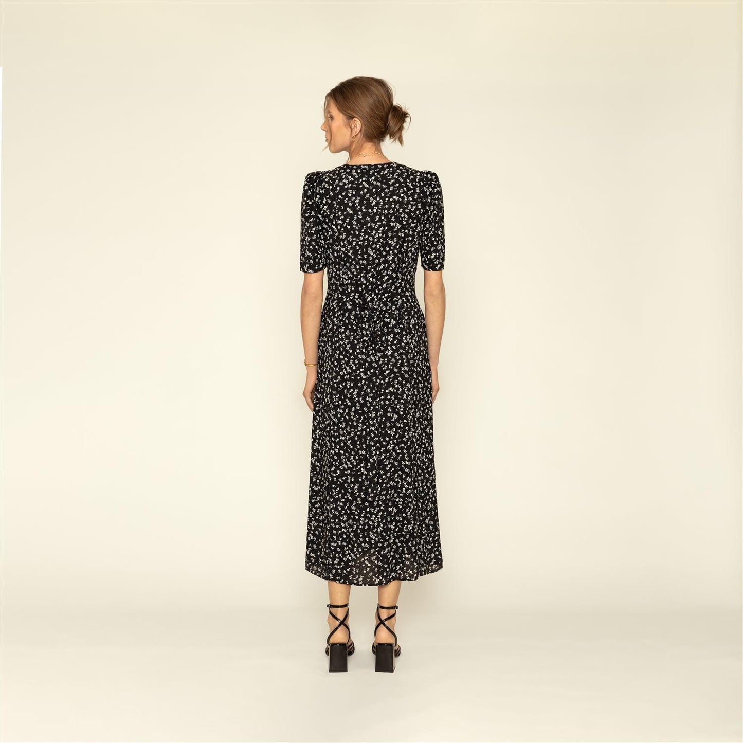 Nima Dress Bloom Black
