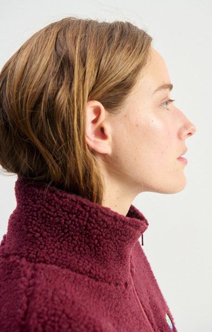 Hoktown Jacket Burgundy Melange