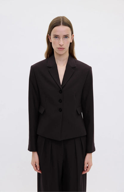 Jenny Blazer Dark Brown Melange