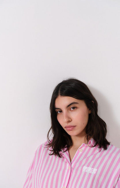 Ekirow Shirt Pink Stripes