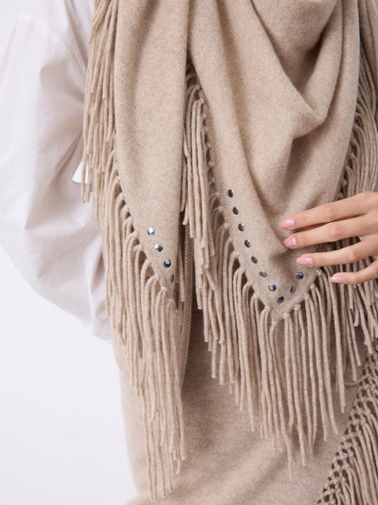 Mina Cashmere Scarf Sandstone