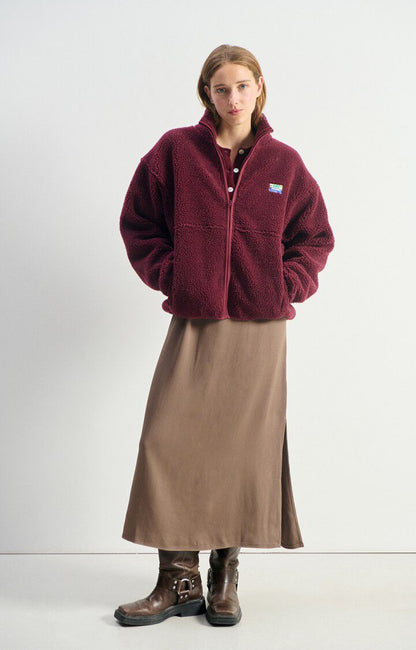 Hoktown Jacket Burgundy Melange
