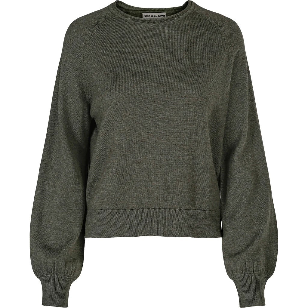 Jojo Sweater O-Neck Army