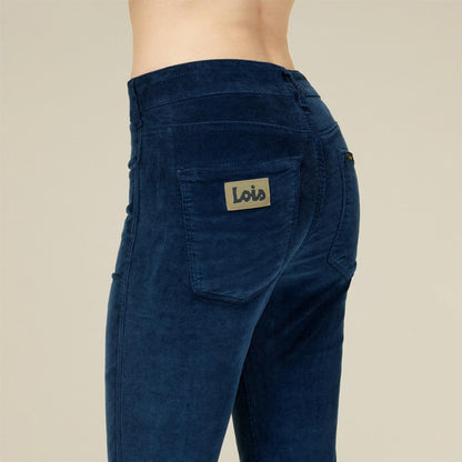 Malena Micro Cord Soft Navy