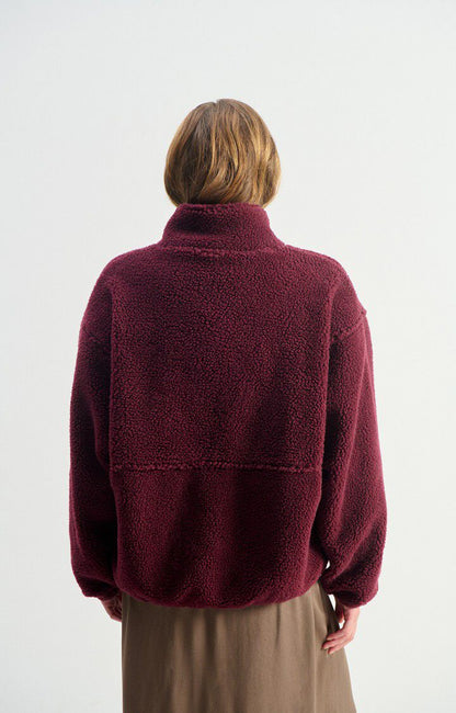 Hoktown Jacket Burgundy Melange