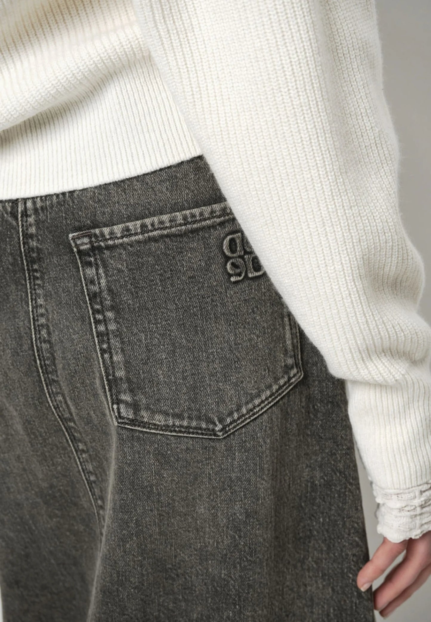 Feral Denim Maxi Skirt Hazelnut Haze