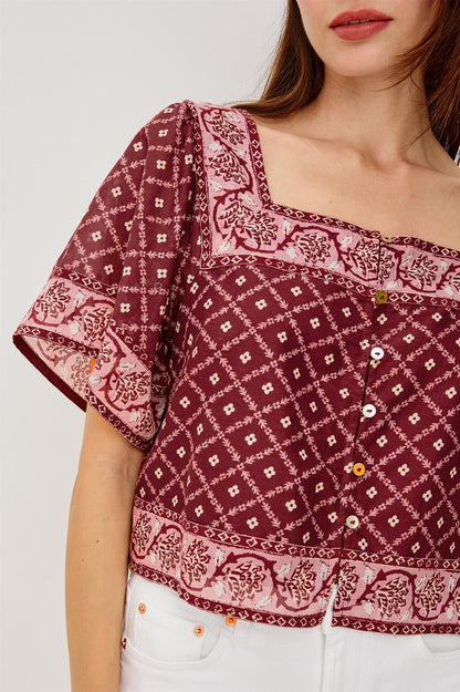 Ellen Top Flower Chain