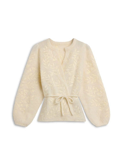 Fiola Chunky Cardigan Bright White