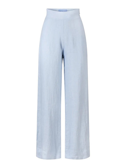 Molly Linen Pants Kentucky Blue