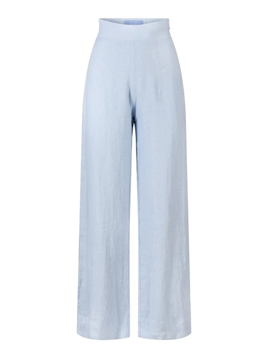 Molly Linen Pants Kentucky Blue