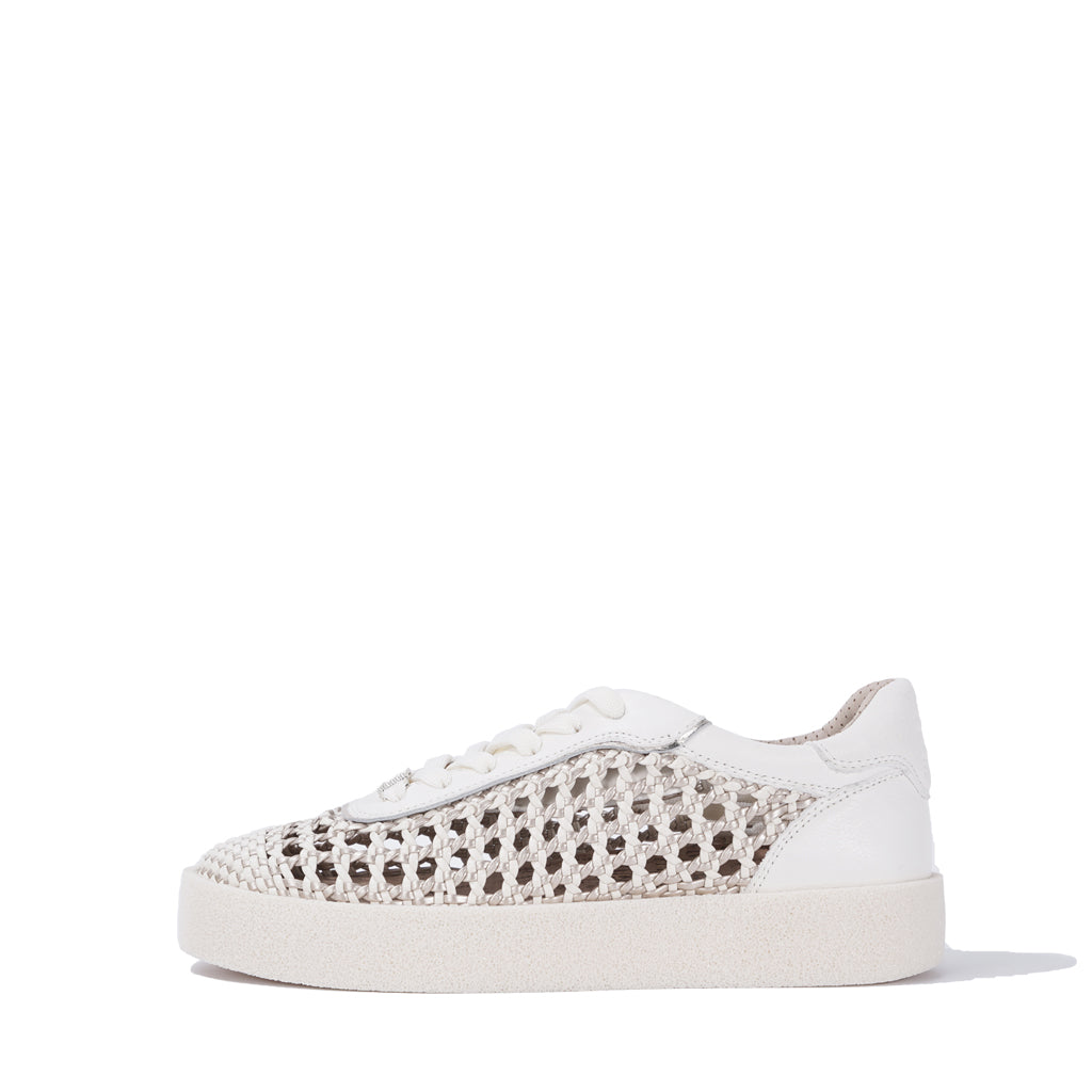 Woven Sneakers Bianco Platino
