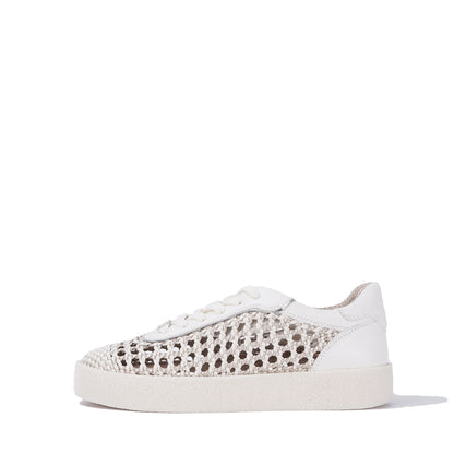 Woven Sneakers Bianco Platino