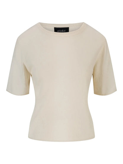 Anette Cashmere Tee Cream