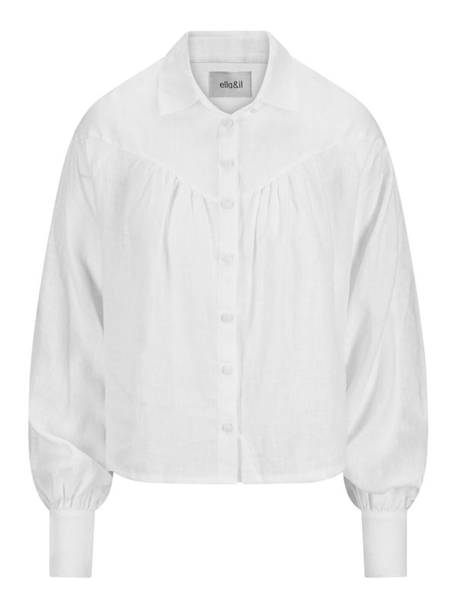 Linde Linen Shirt White