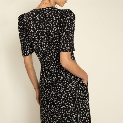 Nima Dress Bloom Black
