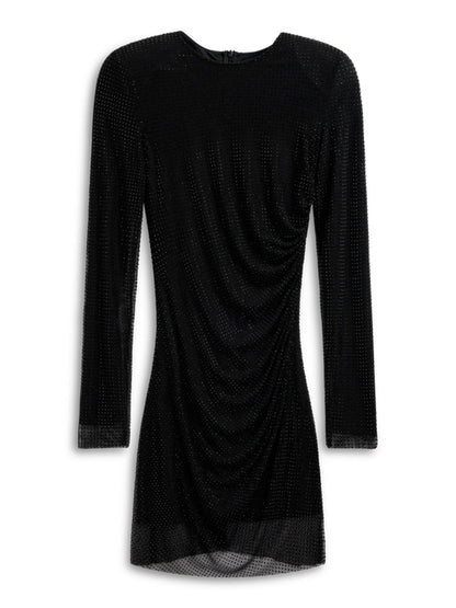 Jamie Rhinestone Dress Black