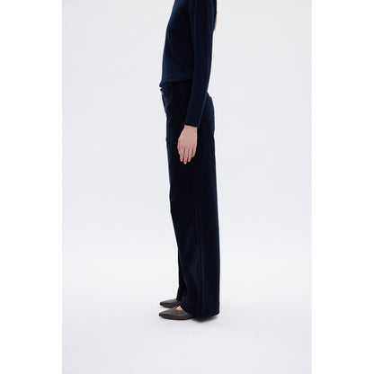 Erica Pants Navy Mini Corduroy