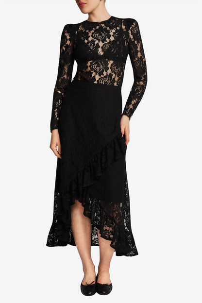 Lace Top Black