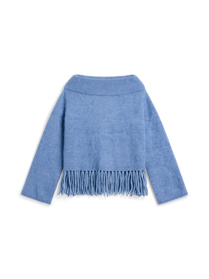 Gine Chunky Sweater Denim Blue