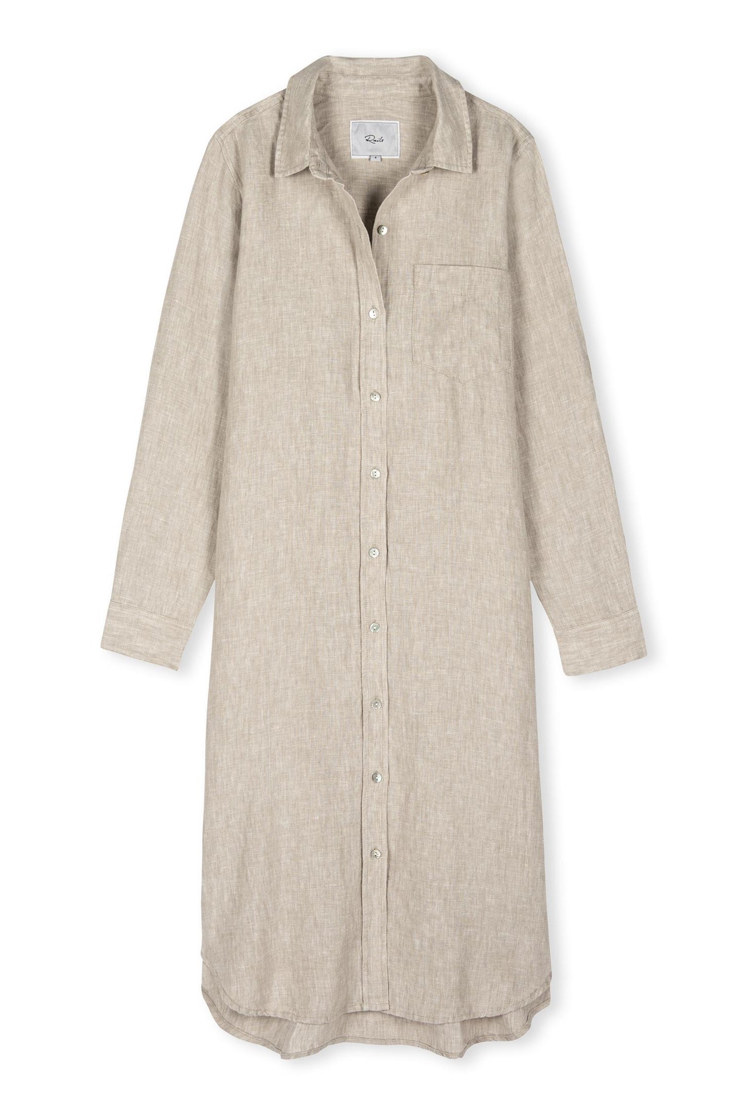 Val Dress Heathered Flax