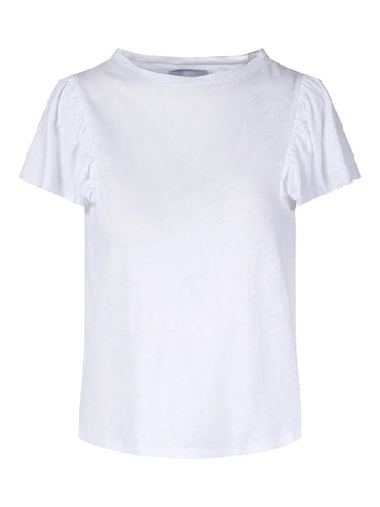 Joselle Linen Tee White