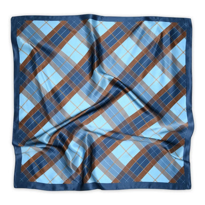 Cher Silk Scarf Dark Denim