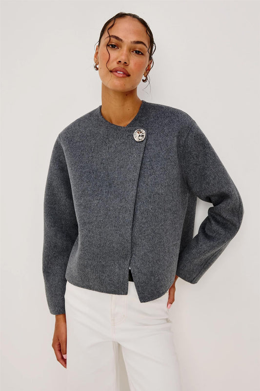 Ronda Jacket Heather Charcoal