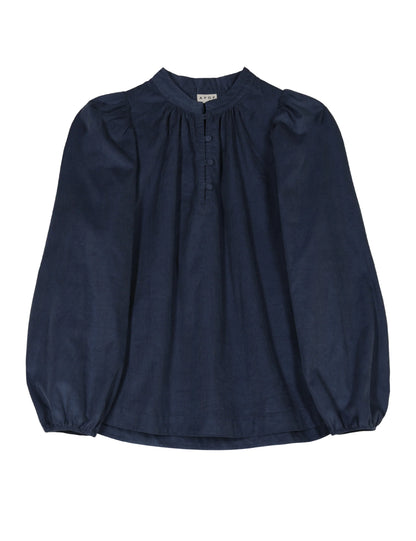 Audrey Shirt Paris Blue Baby Cord