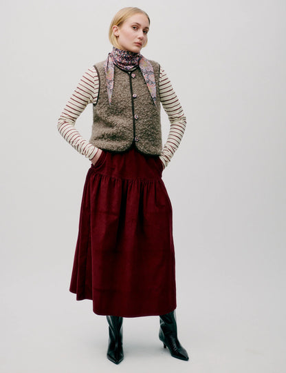 Ronia Vest Bouble Wool