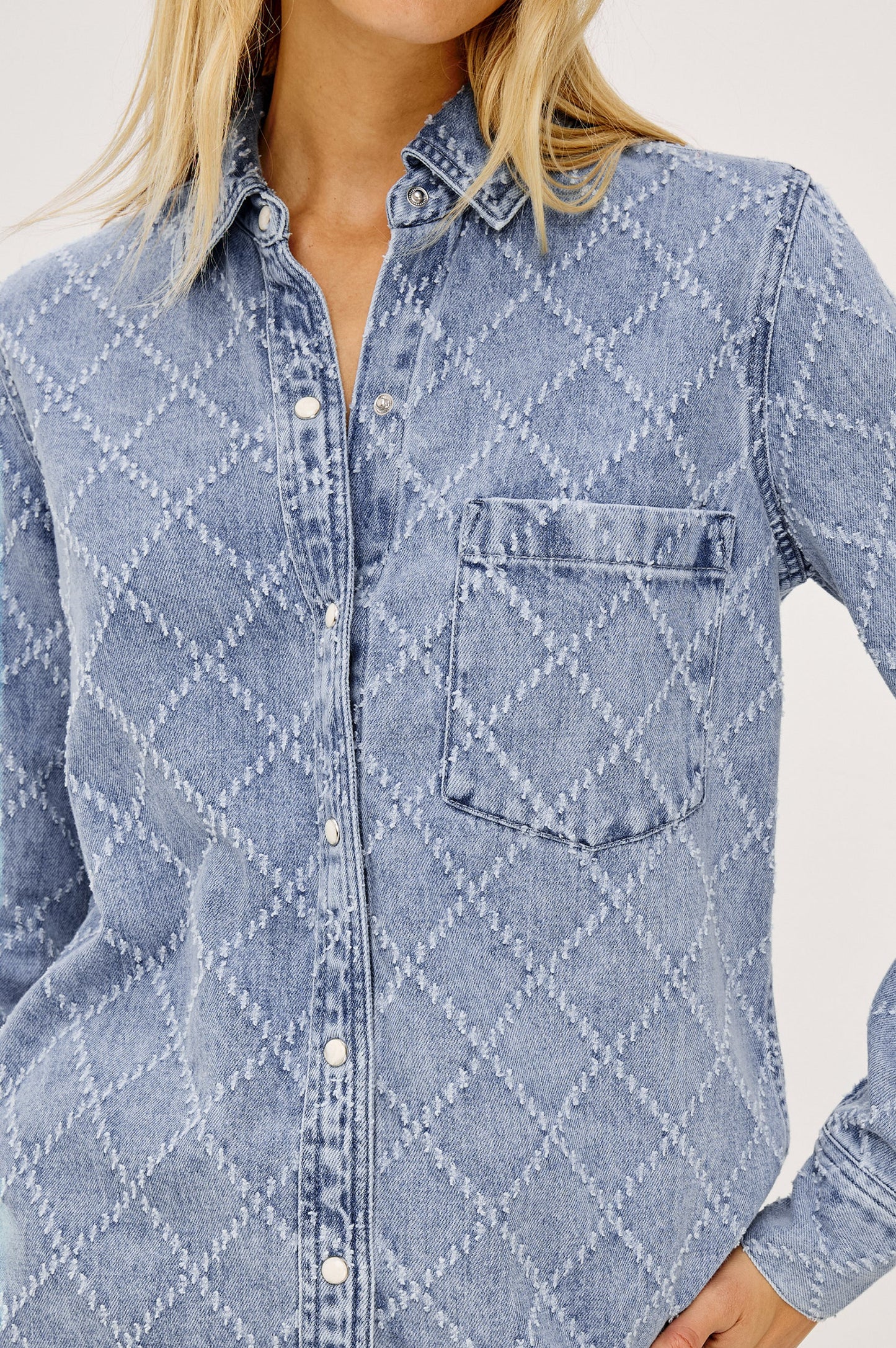 Atticus Shirt Diamond Distress