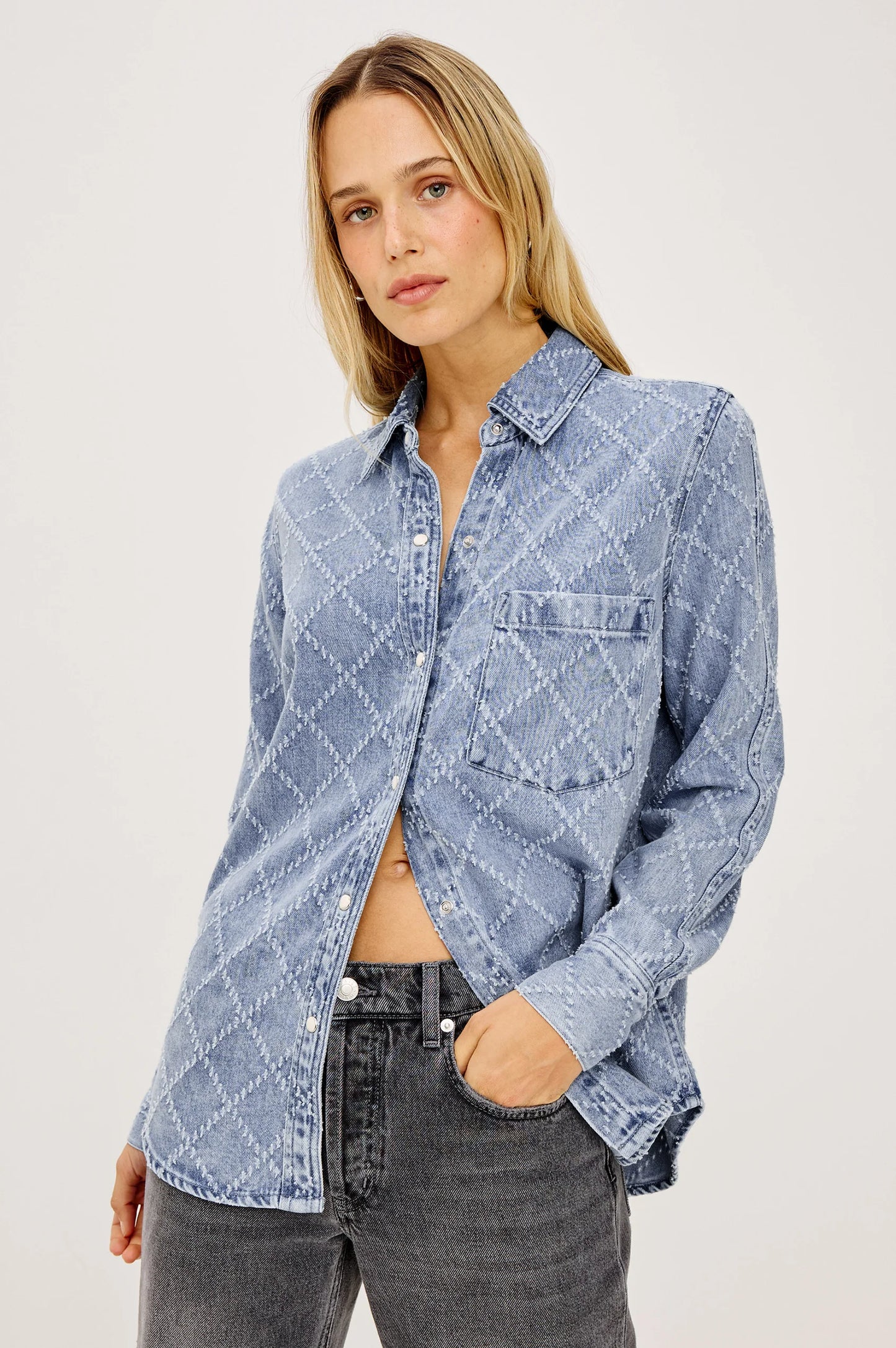 Atticus Shirt Diamond Distress