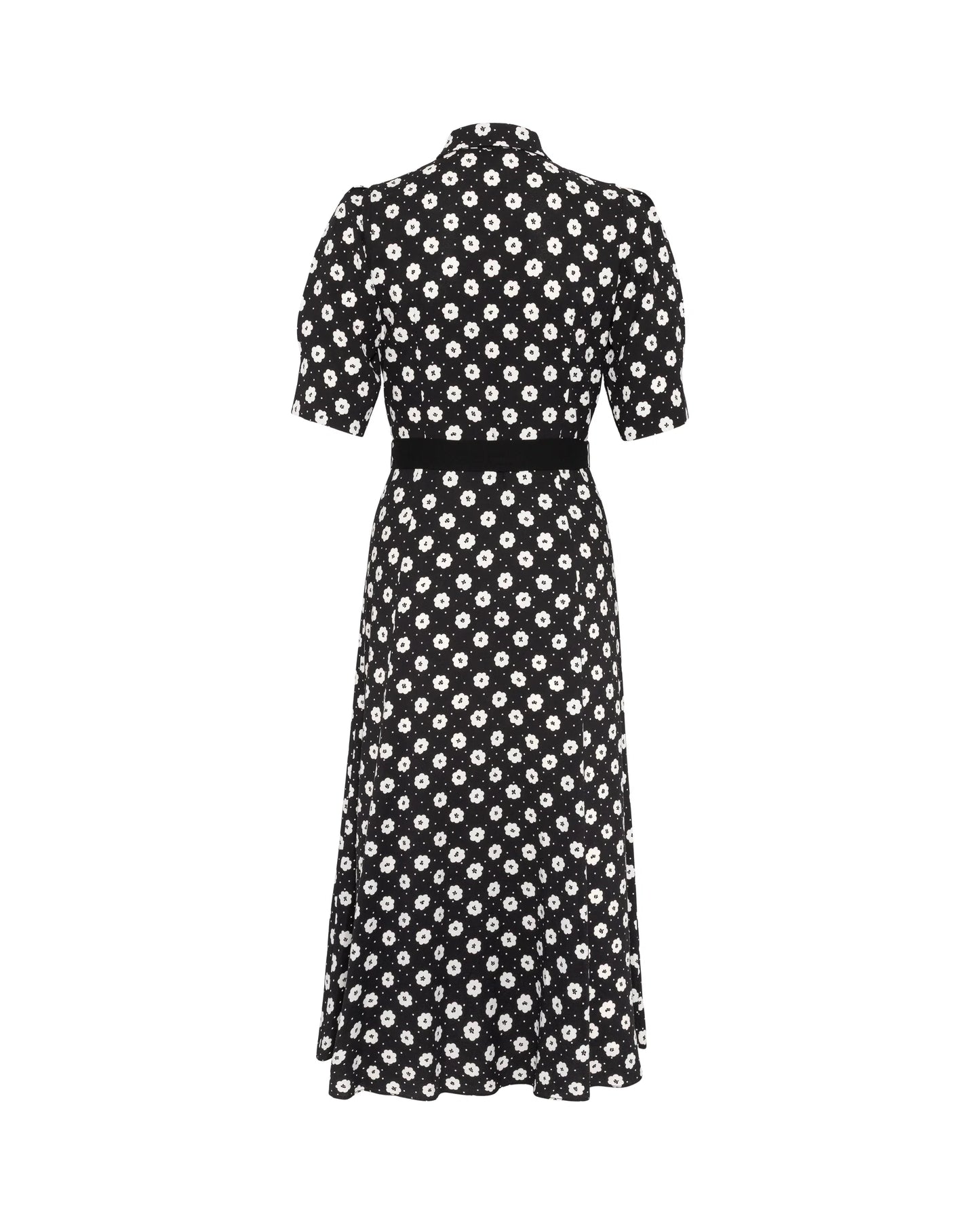 Charlotte Dress Creme Fleur Black